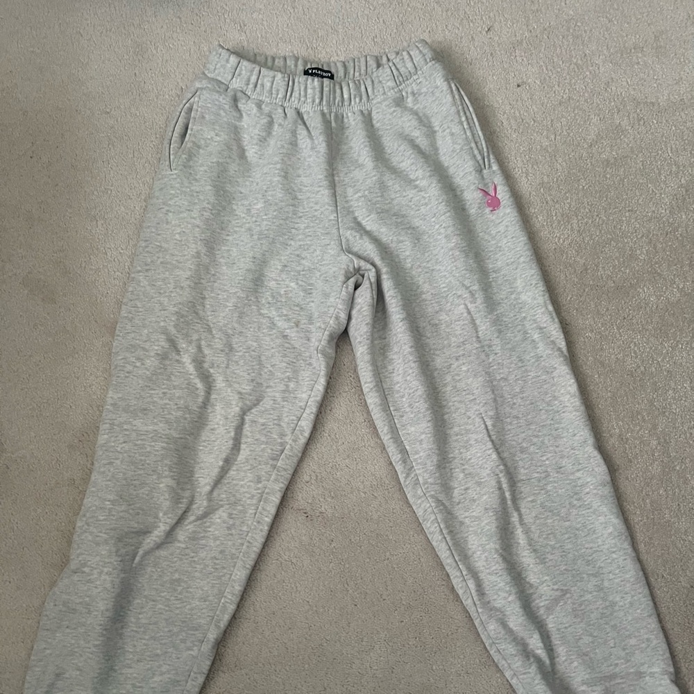 Gray Playboy sweatpants